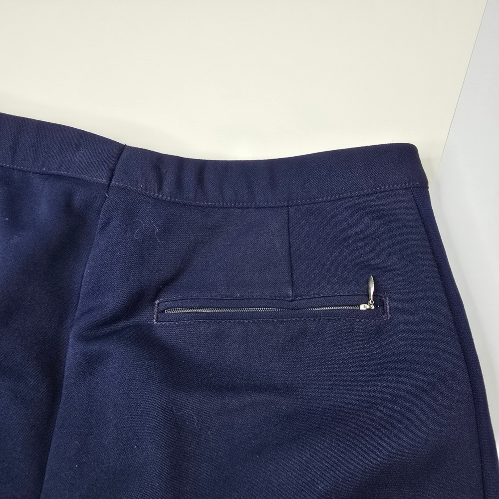 VTG 70s USA Bell Bottoms Blue Stretch Wool Nylon Winter Ski Pants 34X30 - Picture 6 of 9